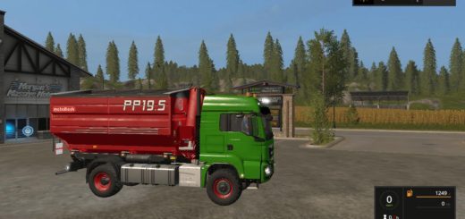 Мод грузовик MAN TGS 18.320 METALTECH V1.0.2.0 Farming Simulator 2017