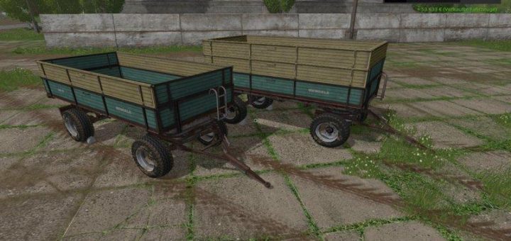 Мод ПАК прицепы MENGELE DR57 V1.0 Farming Simulator 2017