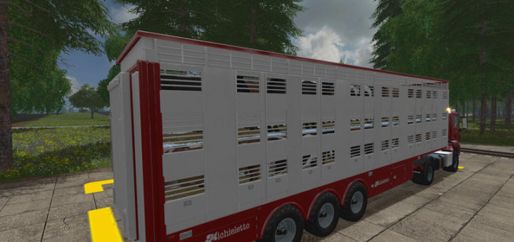 Мод прицеп Michieletto AM19 v1.0.2.0 Farming Simulator 17