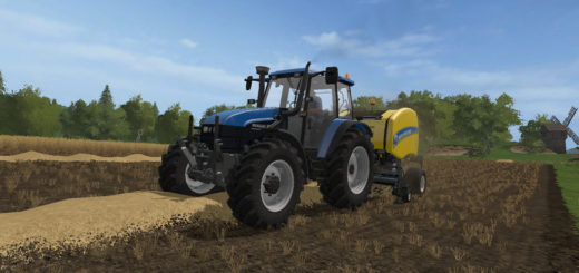 Мод трактор NEW HOLLAND TS115 V1.0.0.0 Farming Simulator 17