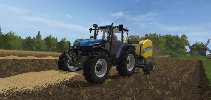 Мод трактор NEW HOLLAND TS115 V1.0.0.0 Farming Simulator 17