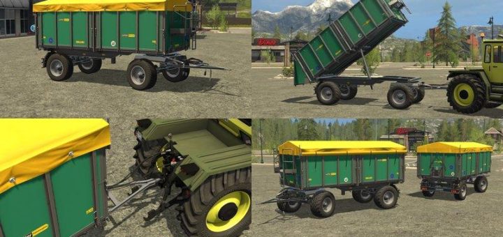 Мод прицеп Oehler ZDK 180P - DH 2.0.0 Farming Simulator 17