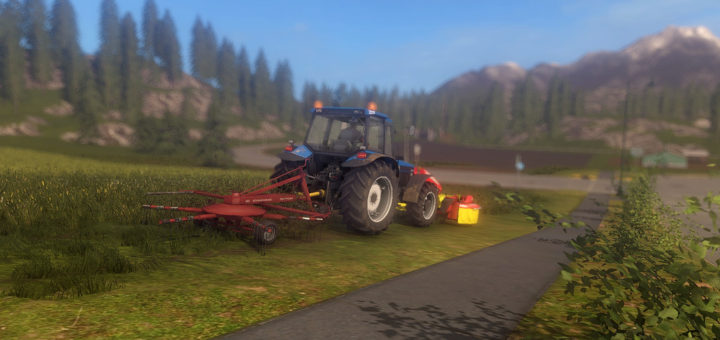Мод валковая жатка POETTINGER 300 V1.0.0.0 Farming Simulator 2017