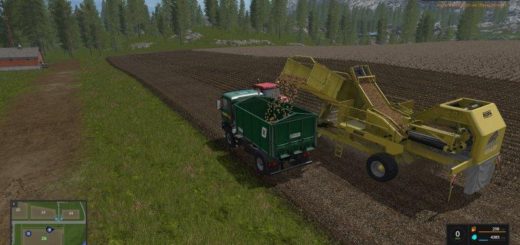 Мод комбайн FS17 ROPA KEILER II V1.0 Farming Simulator 17