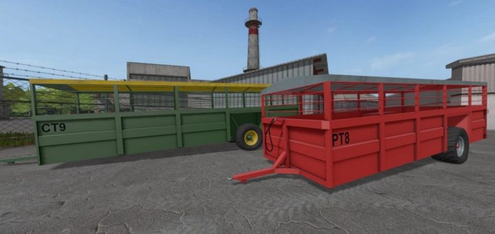Мод прицеп RICHARD WESTERN LIVESTOCK TRANSPORTERS V1.0.1.0 Farming Simulator 17