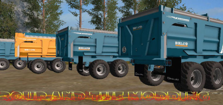 Мод прицепы RollandRollSpeed TFSG V 2.0 Farming Simulator 2017
