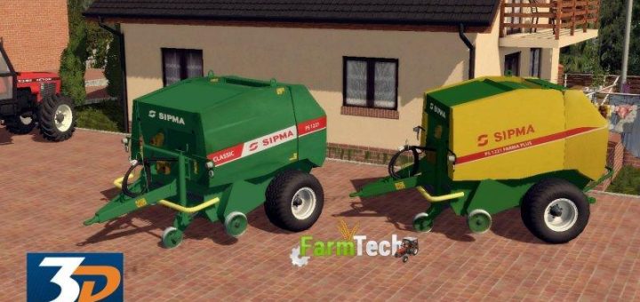 Мод тюкопресс SIPMA 1221 V1.0 Farming Simulator 2017