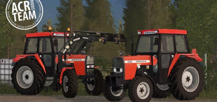 Мод трактор URSUS 4512 V1.1 Farming Simulator 2017