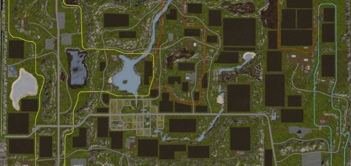 Мод карта Pleasant Valley 17 V3 Farming Simulator 2017
