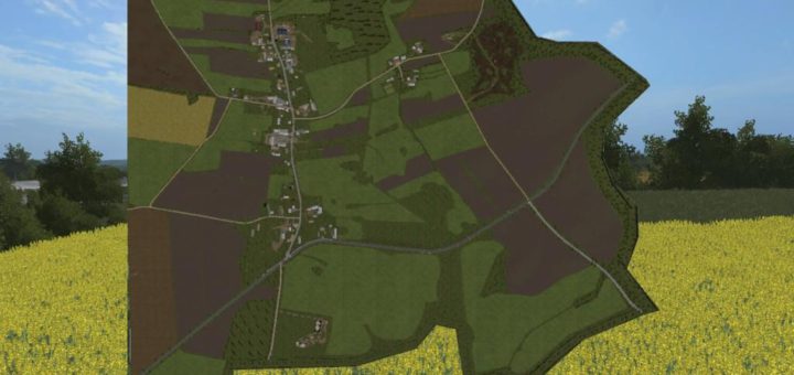 Мод карта MAZURY V1.0 Farming Simulator 17
