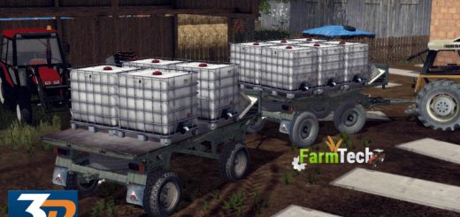 Мод прицепы Autosan d-47 v1.0 Farming Simulator 17