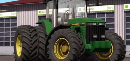 Мод трактор John Deere 8400/8410 Farming Simulator 17