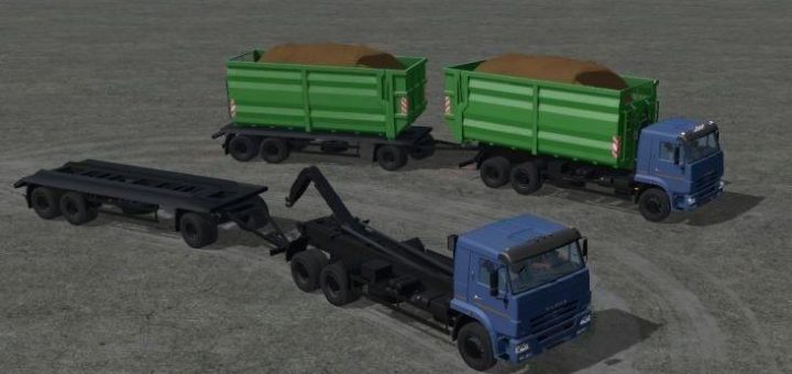 Мод грузовик КамАЗ Kamaz 658667 v1.1.1.0 Фермер Симулятор 2017