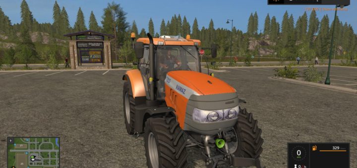 Мод трактор КамАЗ Т-215 V1.1.1.0 Фарминг Симулятор 2017