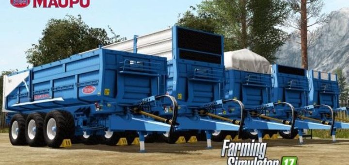 Мод прицеп MAUPU 24T TDM 7632 ORIGINE V1.2 Farming Simulator 17