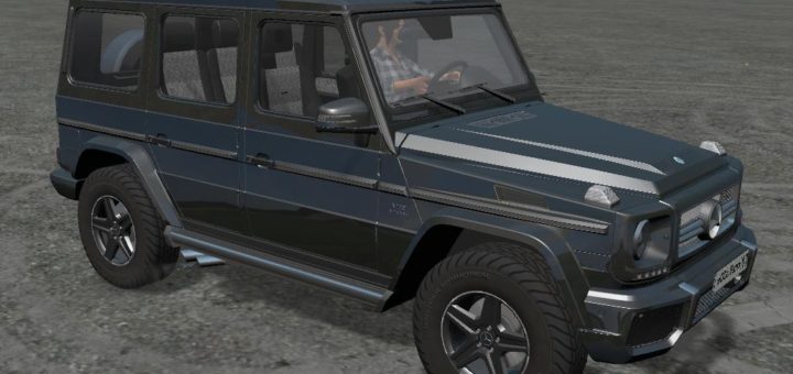 Мод авто MERCEDES-BENZ G65 MULTICOLOR V1.3 Farming Simulator 17