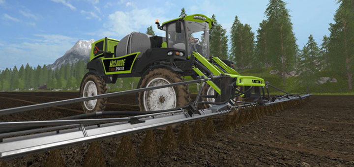 Мод MCLOUDE SPECIAL EQUIPMENT–SLURRY SPRAYER V1.0 Farming Simulator 17