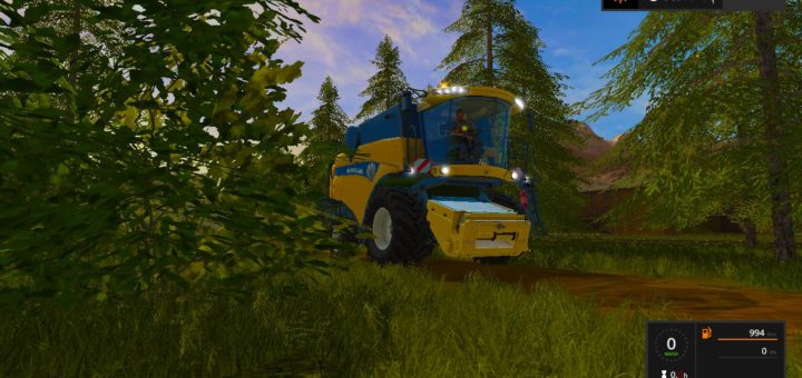 Мод комбайн NEW HOLLAND CX8080 V2.7 Farming Simulator 2017