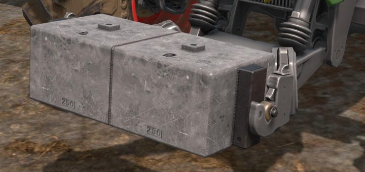 Мод противовес 500KG WEIGHT V1.0.0.0 Farming Simulator 17