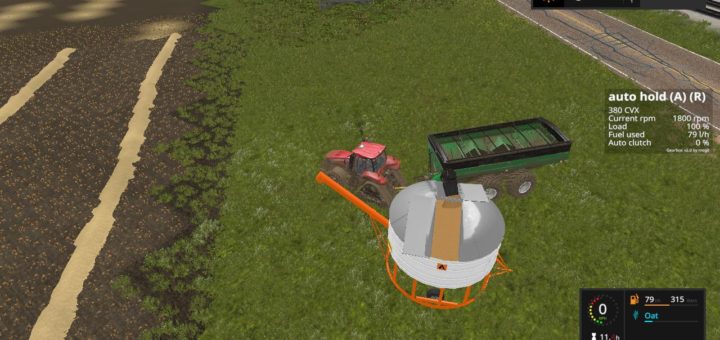 Мод прицепной бункер AHRENS FIELD BIN V1.3.1 Farming Simulator 2017