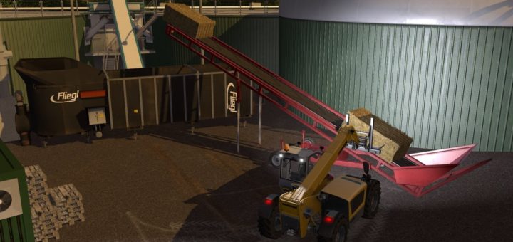 Мод конвейер BALES AND WOOD CONVEYOR BELT V1.0.1.0 Farming Simulator 17