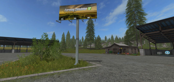 Мод Placeable Billboard v1.0 Farming Simulator 2017