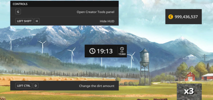 Мод скрипт CREATOR TOOLS V1.3.0.0 Farming Simulator 17