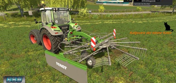 Мод валковая жатка FENDT FORMER 456 DN V1.0 Farming Simulator 2017