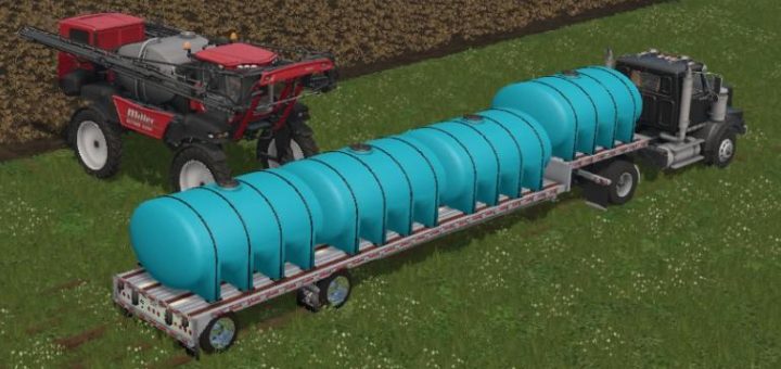 Мод цистерна FERTILIZER TANKER V1.0 Farming Simulator 17