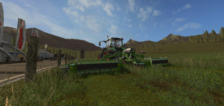 Мод сенокосилка FENDT BUTTERFLY V1.0 Farming Simulator 2017