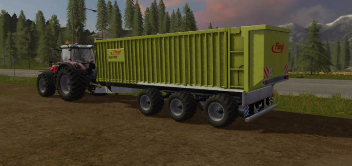Мод прицеп FLIEGL ALU-TEC V1.0.0.0 Farming Simulator 17