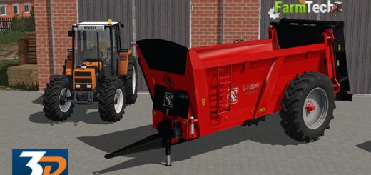 Мод прицеп GILIBERT HELIOS 15 V1.0 Farming Simulator 17