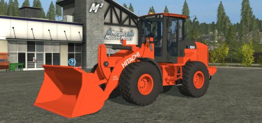 Мод погрузчик HITACHI ZW150 V1.1 FS17