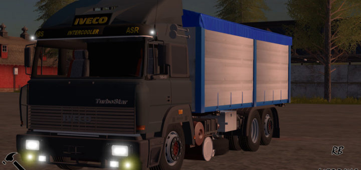 Мод грузовик IVECO TURBOSTAR 190-48 V1.0 Farming Simulator 17