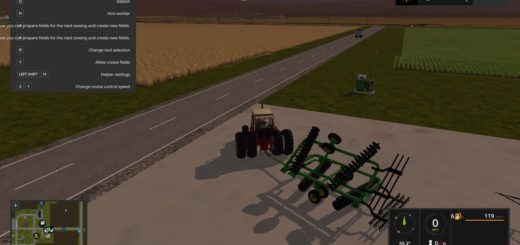 Мод плуг JOHN DEERE 220 DISK PLOW V1.0 Farming Simulator 17