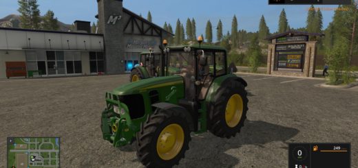 Мод трактор JOHN DEERE 6030 PREMIUM V1.0 Farming Simulator 17