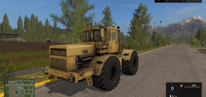 Мод трактор Кировец KIROVEZ K 700A V1.3.3 Фермер Симулятор 2017