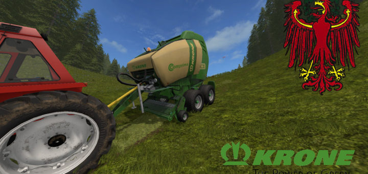 Мод тюкопресс KRONE COMPRIMA V180 V1.1 Farming Simulator 17