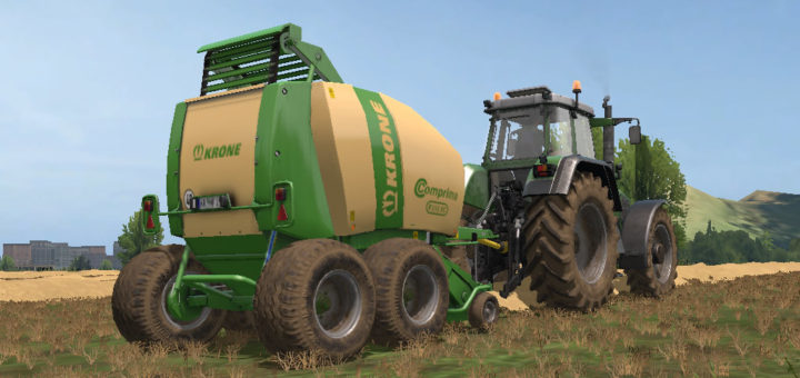 Мод тюкопресс KRONE COMPRIMA F155 XC V1.0.0.0 Farming Simulator 17