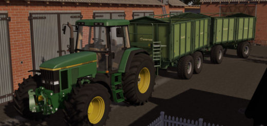 Мод прицепы KRONE EMSLAND DK280R AND TDK300 PACK V1.0 Farming Simulator 17