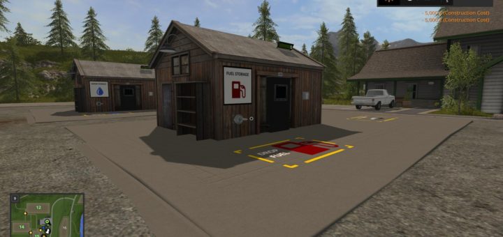 Мод ПАК LIQUID STORAGE (STORE FUEL OR WATER) V1.0 FS17