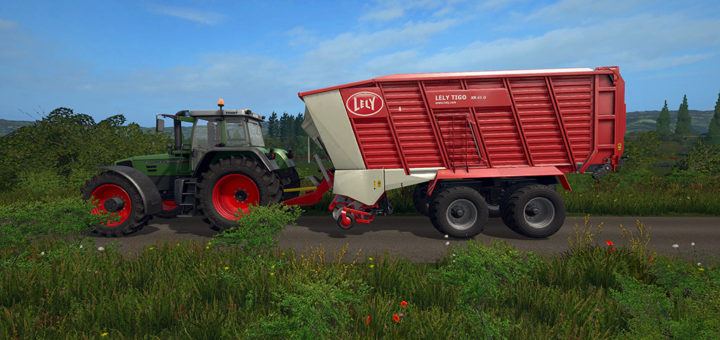 Мод прицеп Lely Tigo XR 65D v1.0 Farming Simulator 17