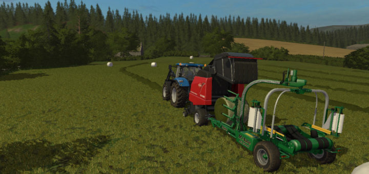 Мод обмотчик тюков MCHALE HS2000 V1.0.0.0 Farming Simulator 17