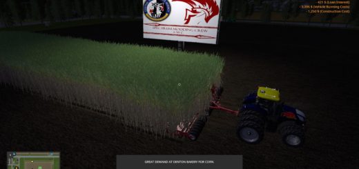 Мод сеялка PRONTO 9DC SMC V1.0 Farming Simulator 17