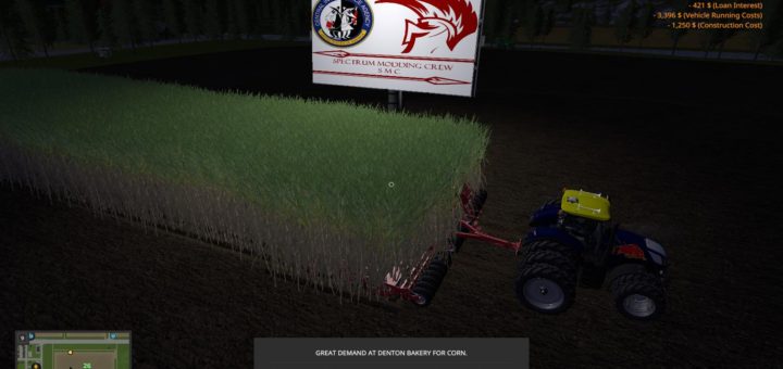 Мод сеялка PRONTO 9DC SMC V1.0 Farming Simulator 17