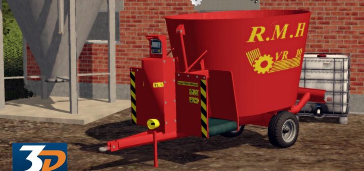 Мод кормосмеситель RMH VR10 V2.0 Farming Simulator 2017