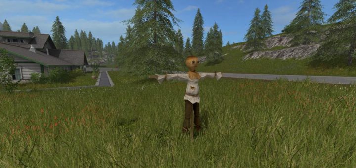 Мод пугало SCARECROW V1.0.0.0 Farming Simulator 2017