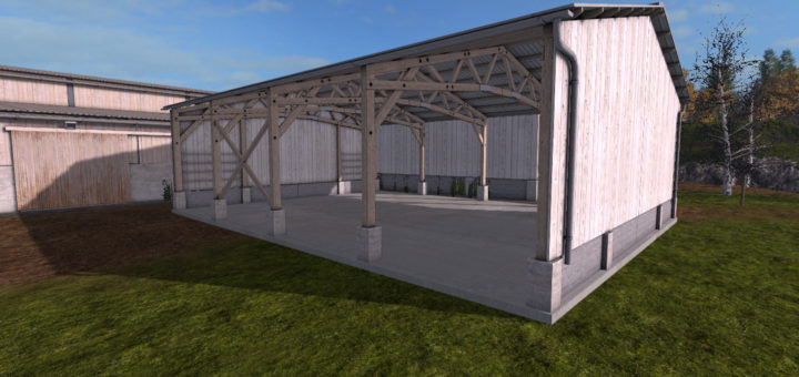 Мод ПАК навесов PLACEABLE SHEDS V1.0.0.0 FS17