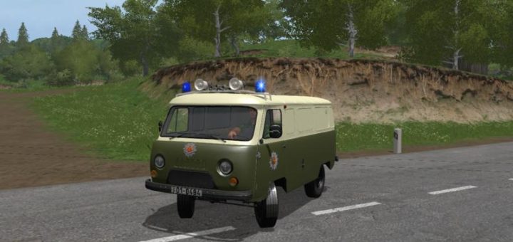 Мод авто УАЗ UAZ VOLKSPOLIZEI V1.0 Фарминг Симулятор 2017