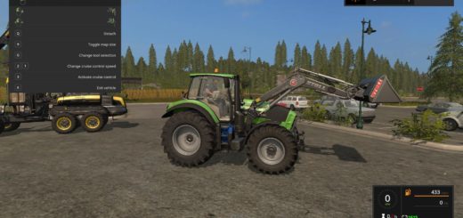 Мод скрипт WORK RPM V1.0 FS17